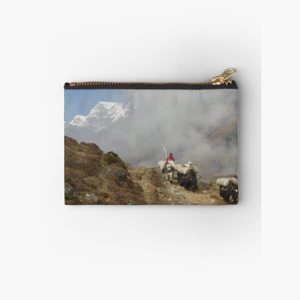 Item preview, Sherpa with Yaks in the Gokyo Valley Everest Himalaya Nepal designed and sold by emergentdesigns.