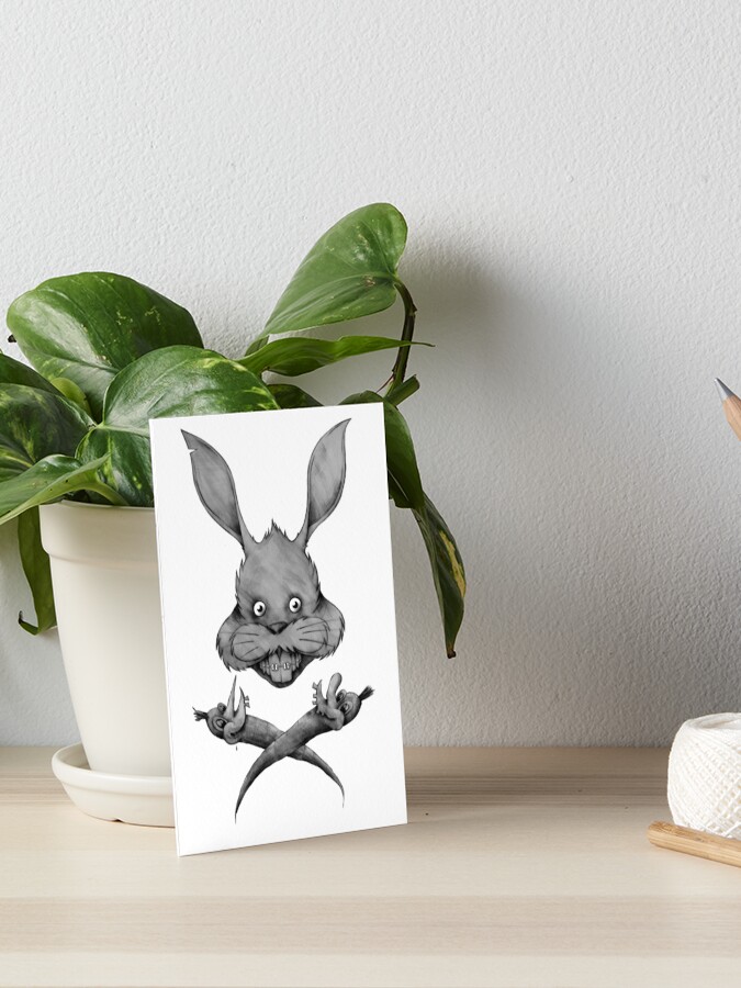 Thumbnail 1 of 2, Art Board Print, Brace Yourself! designed and sold by earthtorobinson.