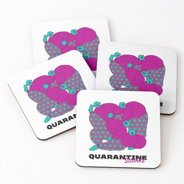 Item preview, Quarantine Square PURPLE designed and sold by MarcinkuGreta.