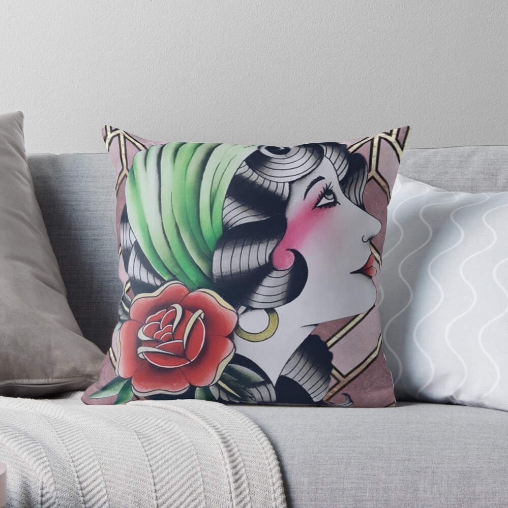 The Art Of Bee 3 Throw Pillow