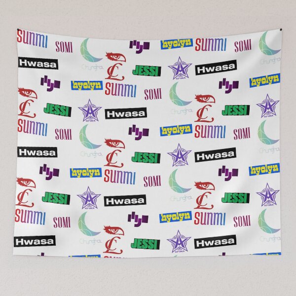 Item preview, Baddest K-Pop Girl Soloist Logos - Sticker Pack designed and sold by artsycore.