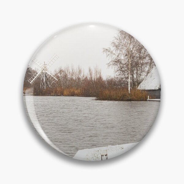 Item preview, Boat Shed in the Snow, How Hill, Norfolk designed and sold by Rebecca Woods.