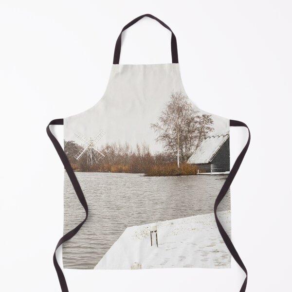 Item preview, Boat Shed in the Snow, How Hill, Norfolk designed and sold by Rebecca Woods.