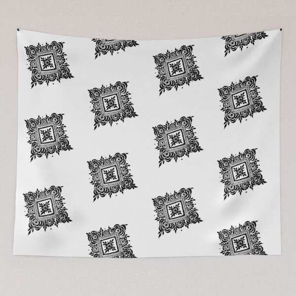 Item preview, Square Henna Print designed and sold by uphustle.
