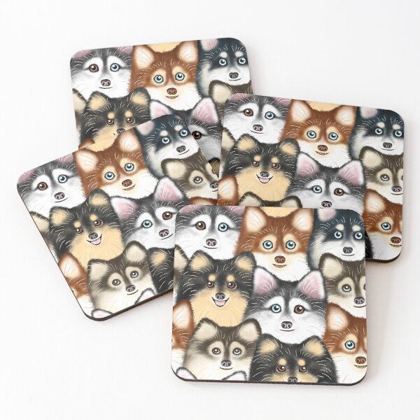 Item preview, Pomsky Pattern designed and sold by illucalliart.