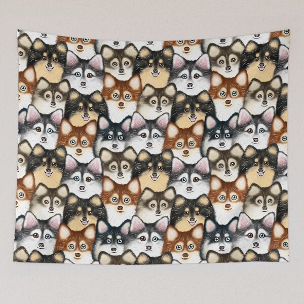 Item preview, Pomsky Pattern designed and sold by illucalliart.