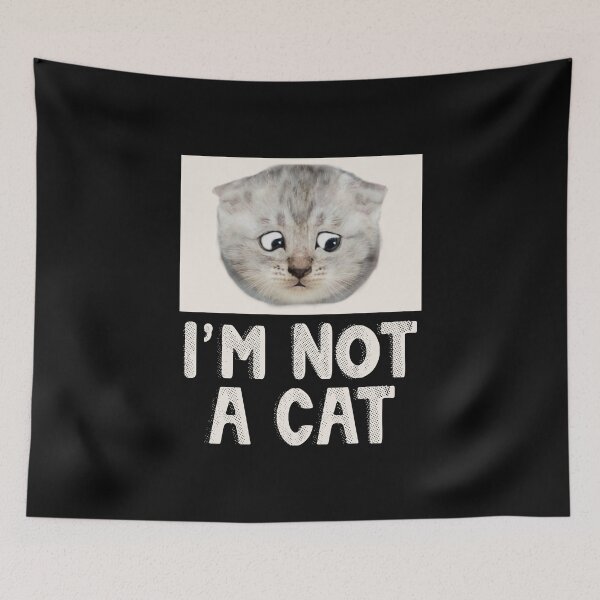Item preview, Lawyer Cat Filter I am here live I am not a cat funny kitten face online hearing call meme designed and sold by alenaz.