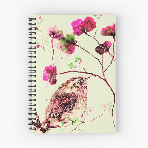 Item preview, abstract floral bird designed and sold by BlossomandIvy.