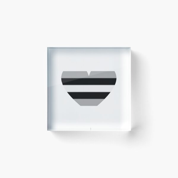 Item preview, Pride Flag Heart - Allosexual Pride - White Background designed and sold by thesassypanda.