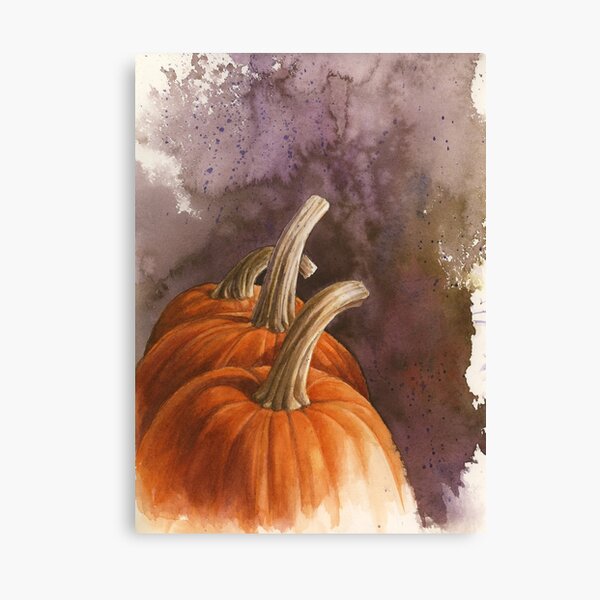 Fall Pumpkins Canvas Print
