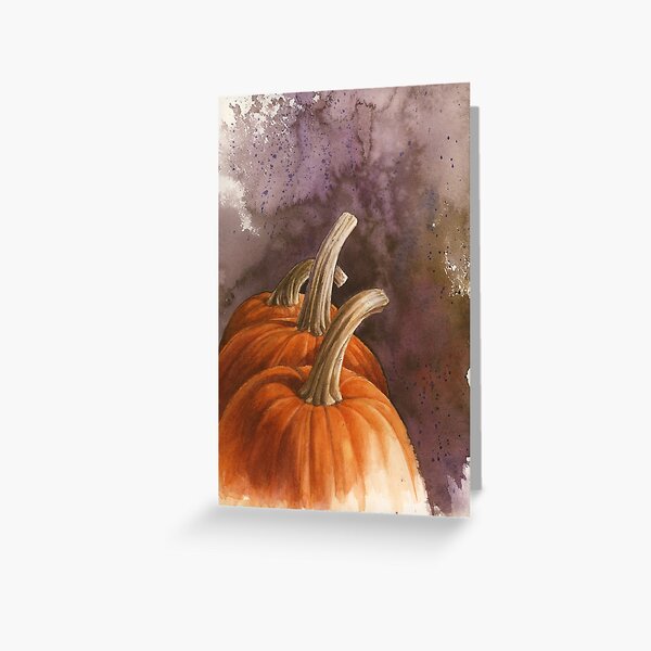 Fall Pumpkins Greeting Card
