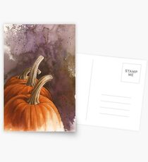 Fall Pumpkins Postcards