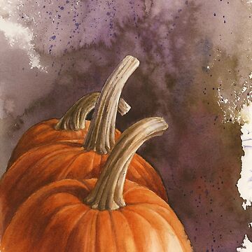 Artwork thumbnail, Fall Pumpkins by mindofwaterc