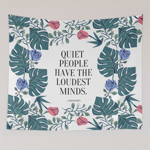 Item preview, Quiet People Have Loudest Mind designed and sold by yyolka.