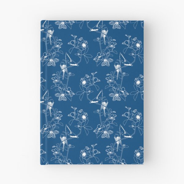 Item preview, Birds Pattern Blue White designed and sold by Antava.