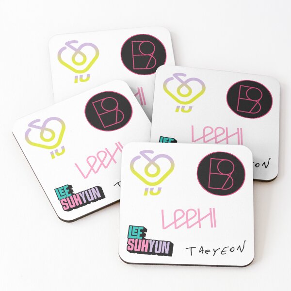 Item preview, Prettiest K-Pop Girl Soloists Logos - Sticker Pack designed and sold by artsycore.