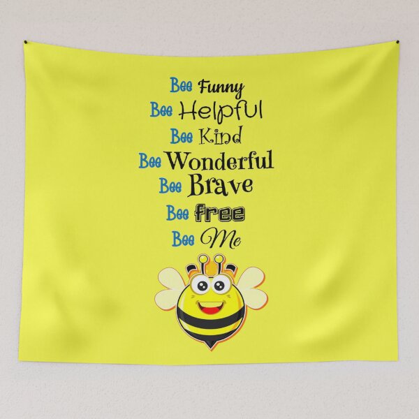 Item preview, Bee Funny, Helpful, Kind, Wonderful, Brave, Free, Me designed and sold by HappyRoz75.