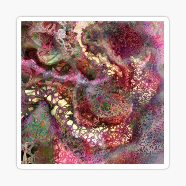 Alien Squiggles 5 Sticker