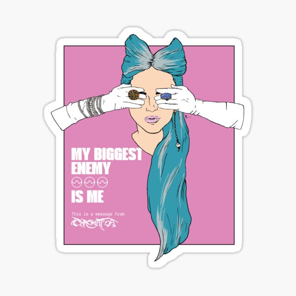 My Biggest Enemy Sticker