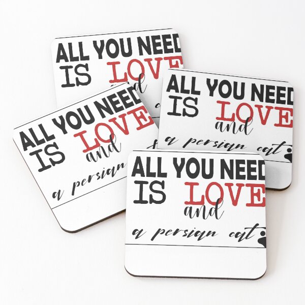 Item preview, funny quote gift all you need is love and a Persian Cat for friend girl friend family sister  designed and sold by yxmi21.