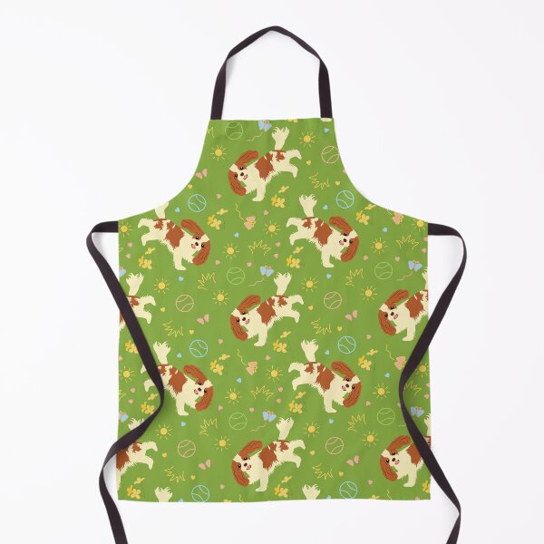 Item preview, Playing Cavalier King Charles Spaniel - White designed and sold by Lulupainting.