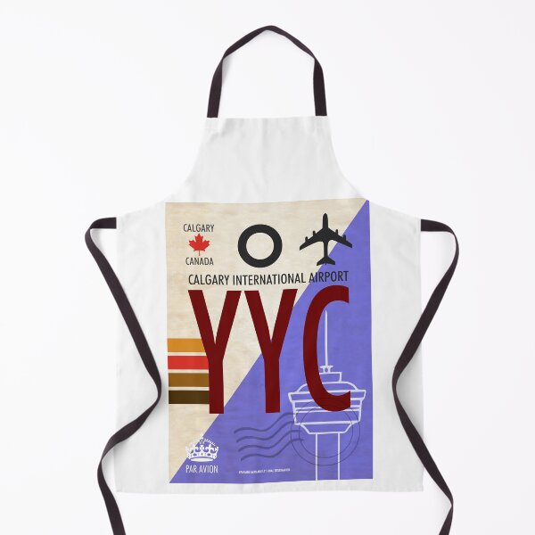 Item preview, CALGARY INTERNATIONAL AIRPORT YYC Luggage Tag Baggage Tag Airport Code CALGARY ALBERTA CANADA designed and sold by kwiebe34.