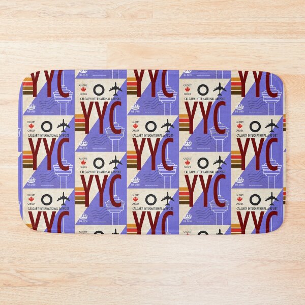 Item preview, CALGARY INTERNATIONAL AIRPORT YYC Luggage Tag Baggage Tag Airport Code CALGARY ALBERTA CANADA designed and sold by kwiebe34.