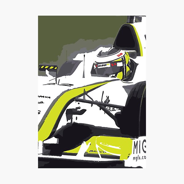 Item preview, Brawn GP Jenson Button designed and sold by FueledByPassion.