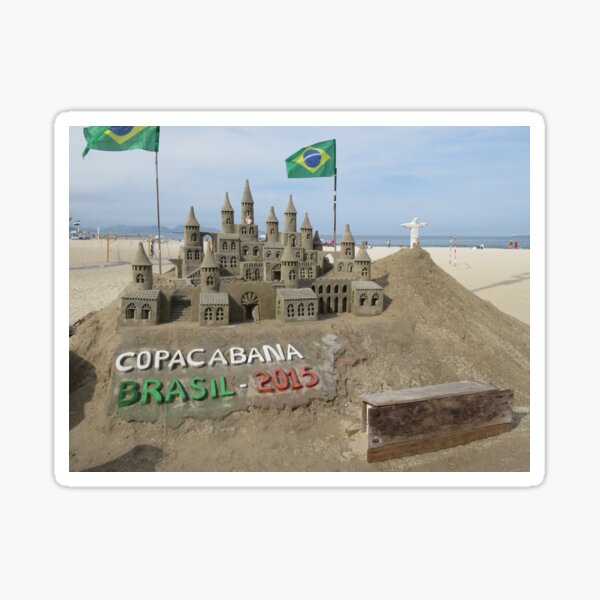Item preview, Rio Brazil, Ipanema Beach, Copacabana Beach, Sand Sculpture, 2015  designed and sold by StrongJourneys.