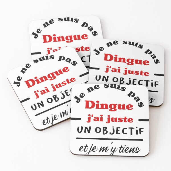 Aperçu de l'œuvre Je ne suis pas dingue, j'ai un objectif et je m'y tiens créée et vendue par saturdayride.