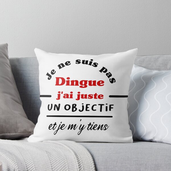 Aperçu de l'œuvre Je ne suis pas dingue, j'ai un objectif et je m'y tiens créée et vendue par saturdayride.