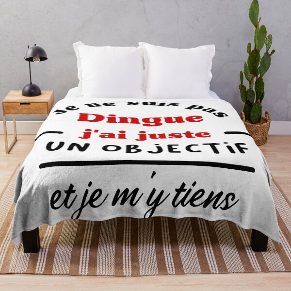 Aperçu de l'œuvre Je ne suis pas dingue, j'ai un objectif et je m'y tiens créée et vendue par saturdayride.