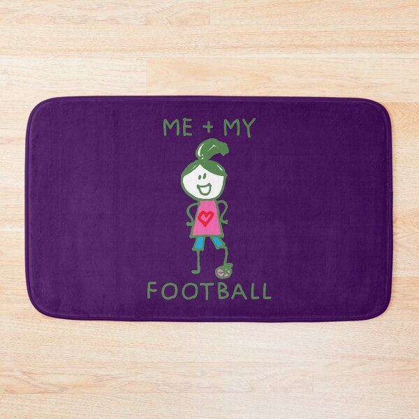 Item preview, Stick Peeps ME + MY FOOTBALL (girl) kids kid children child active designed and sold by SolidEarthArt.