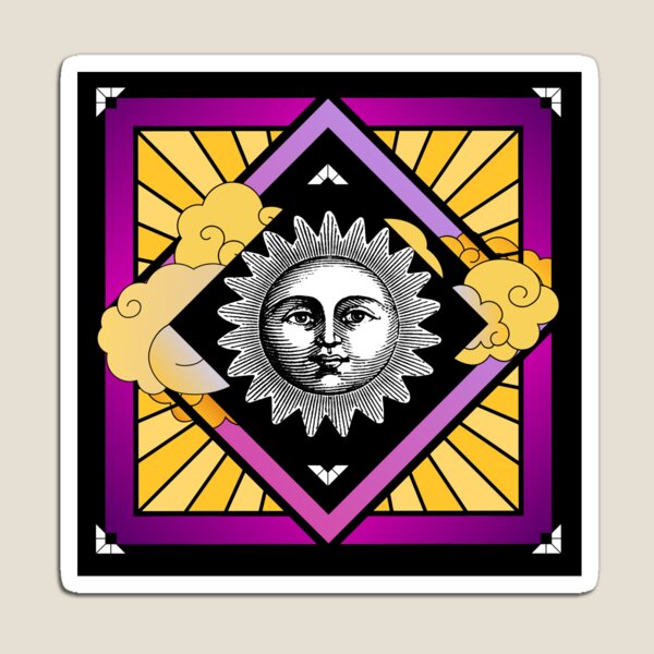 Item preview, Vintage Art Deco Style Sun Face designed and sold by Sherri Leeder.