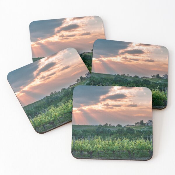 Item preview, Spring stormy sunset in the vineyards of Collio Friulano, Friuli-Venezia Giulia, Italy designed and sold by zakaz86.