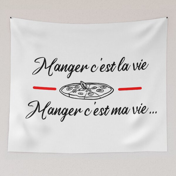 Item preview, Manger c'est la vie, manger c'est ma vie designed and sold by saturdayride.