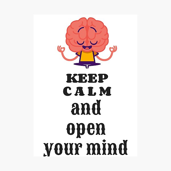 Item preview, KEEP CALM and open your mind designed and sold by lugashok.