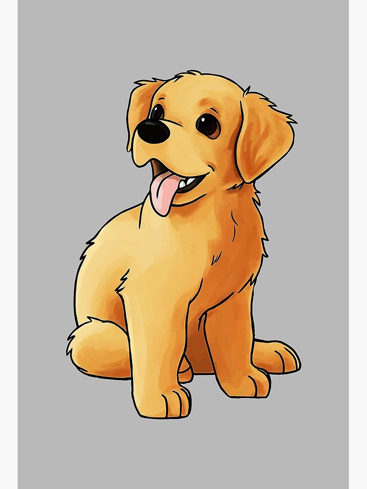 Golden Retriever Puppy Drawing