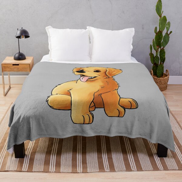 Item preview, golden retriever cartoon puppy designed and sold by medaharvey.