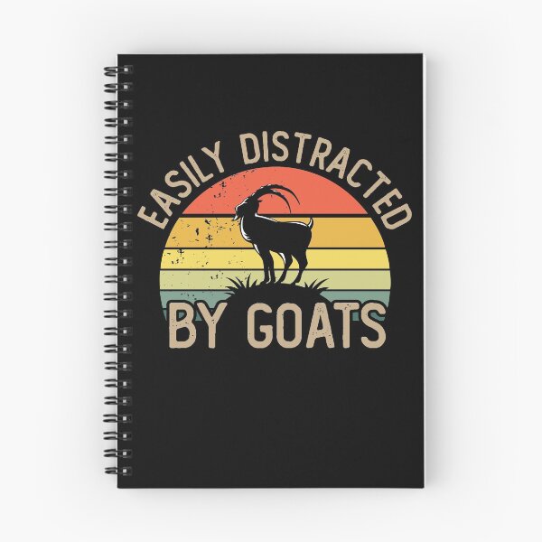 Item preview, Easily distracted by goats designed and sold by noahs-shop.