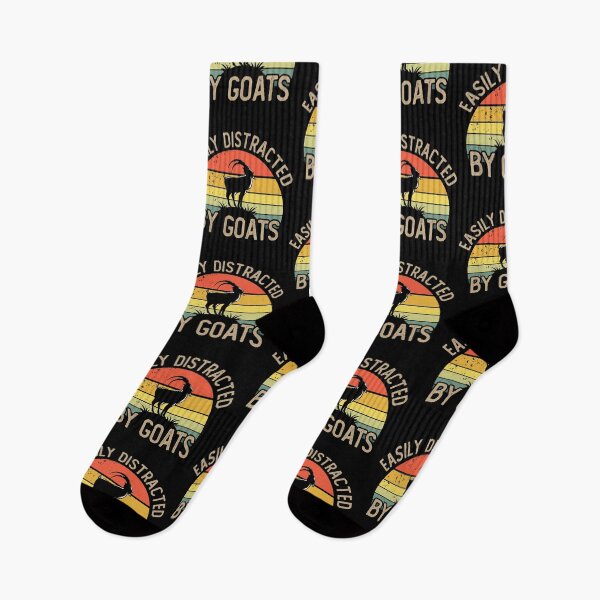 Item preview, Easily distracted by goats designed and sold by noahs-shop.