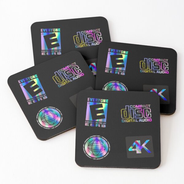 Item preview, Video and Audio Holographic Signs - Sticker Pack (Best in Transparent) designed and sold by artsycore.