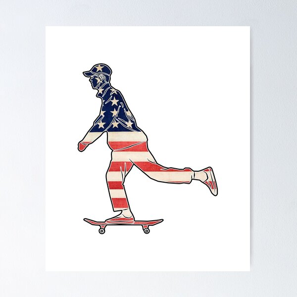 Item preview, American Skater designed and sold by LongTunnel.