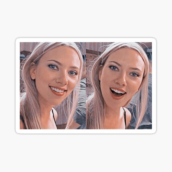 Scarlett Johansson drôle Sticker