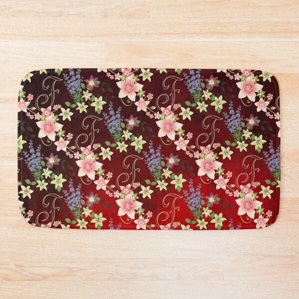Item preview, Floral Letter F designed and sold by MoSaid.