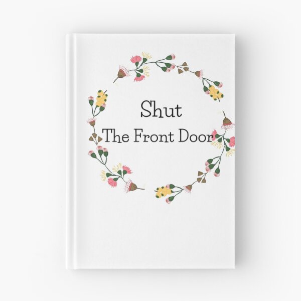 Item preview, Shut the front door boho wreath designed and sold by Andevries.