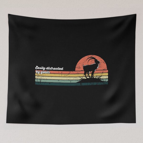Item preview, Easily distracted by goats designed and sold by noahs-shop.