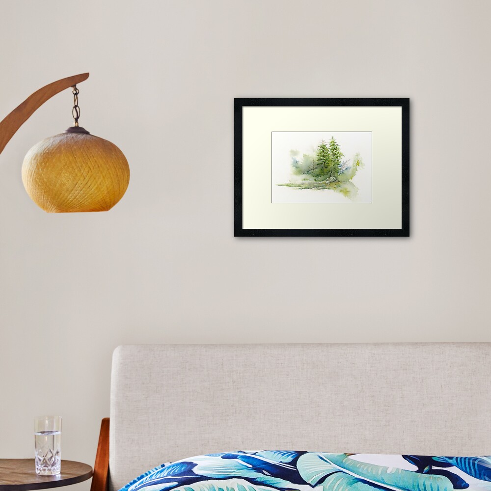 Item preview, Framed Art Print designed and sold by mindofwaterc.