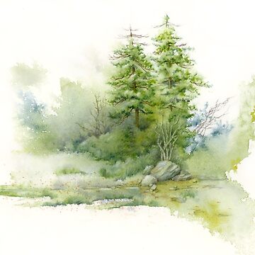 Artwork thumbnail, Pine Glade Study by mindofwaterc