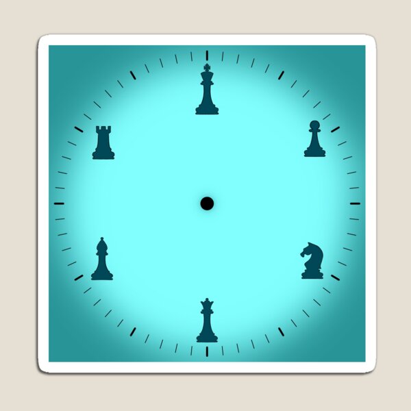 Item preview, Chess clock blue designed and sold by Bellumbee.